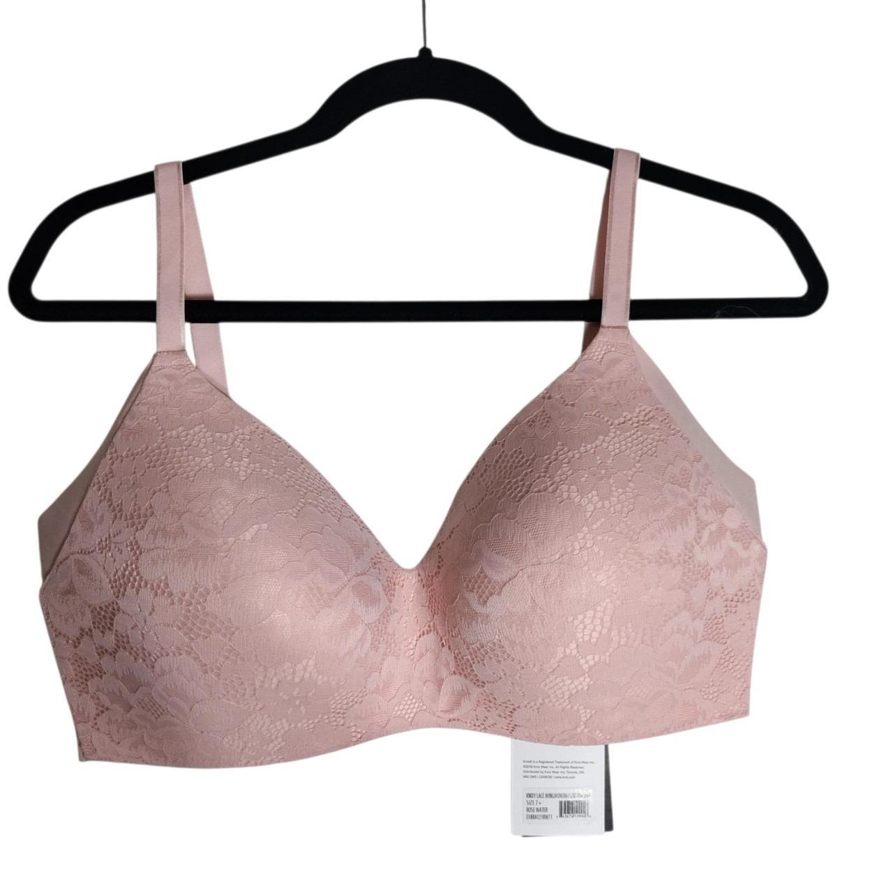 Olga Luxury Lift Underwire Bra 35063 38DD Pale Pink Full Figure Lace - View 13