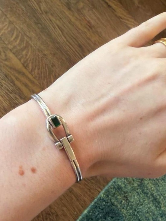 Italy 925 Sterling Silver‎ Gold Vermeil Wheat Chain Bracelet 7" 3.2g Minimalist - View 17