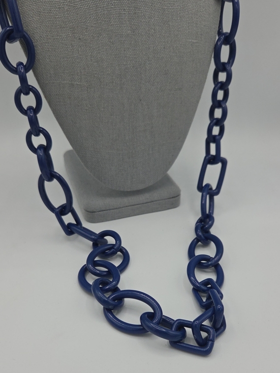 J. Crew Long Chain Faceted Rondelle Rhinestone Station Necklace Peach Fizz - View 14