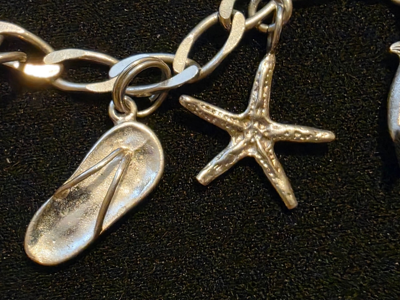 Sterling Silver Mexico Charm Bracelet With Ocean & Travel-Themed Charms - View 5