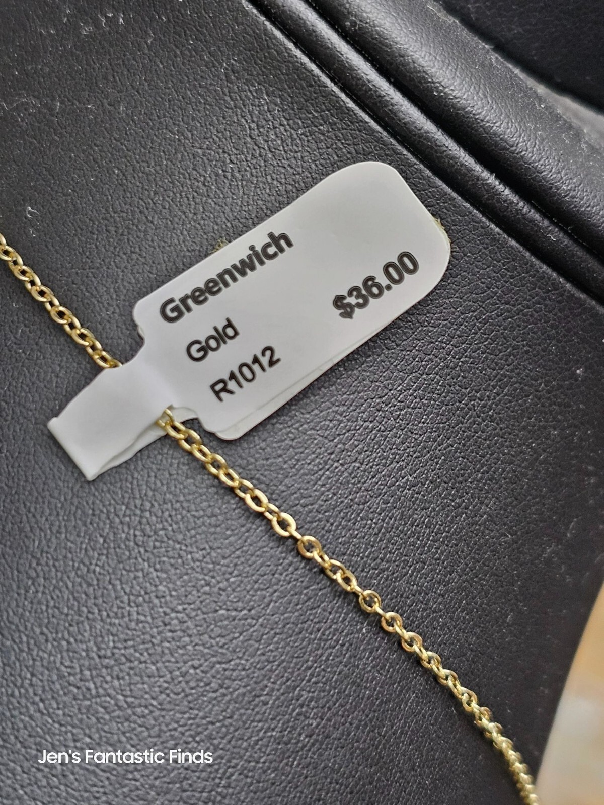 Gold Greenwich‎ Locket Necklace With Chain New - View 6