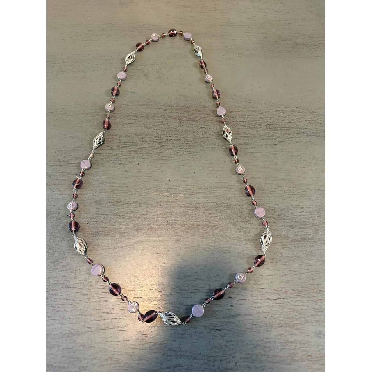 Cookie Lee Multi-Strand Beaded Necklace With Adjustable Chain & Colorful Beads V - View 8