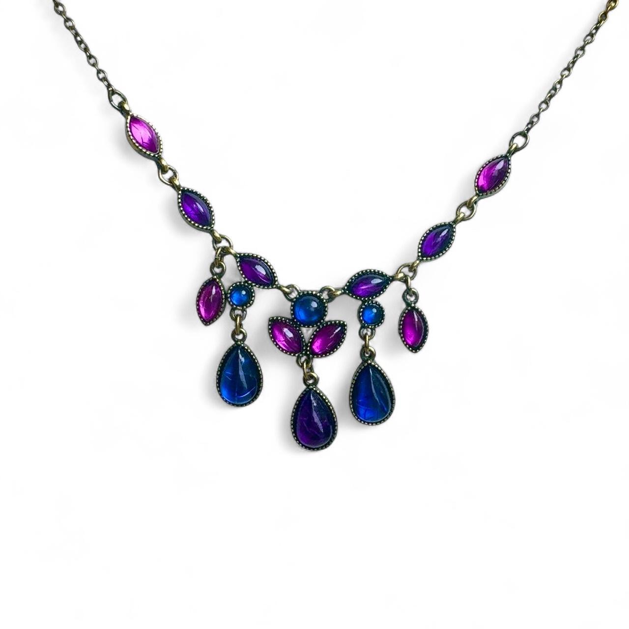 Cookie Lee Multi-Strand Beaded Necklace With Adjustable Chain & Colorful Beads V - View 19