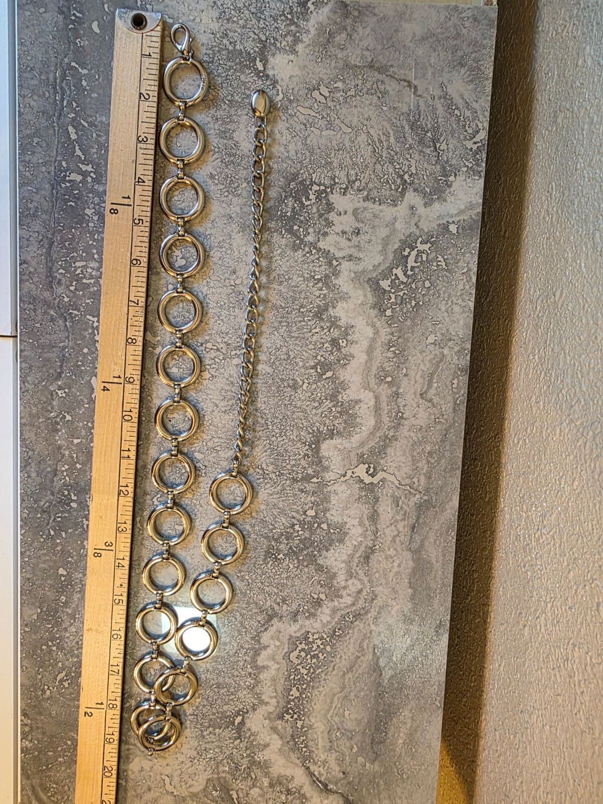 Made in Spain Ring Link Belt Adjustable Chain‎ 38" - View 5