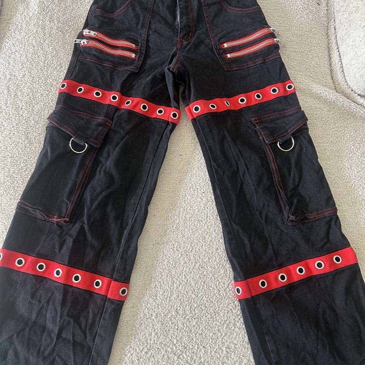 Black Chain-Linked Convertible Pants‎ With Cargo Pockets Size XXS - View 17