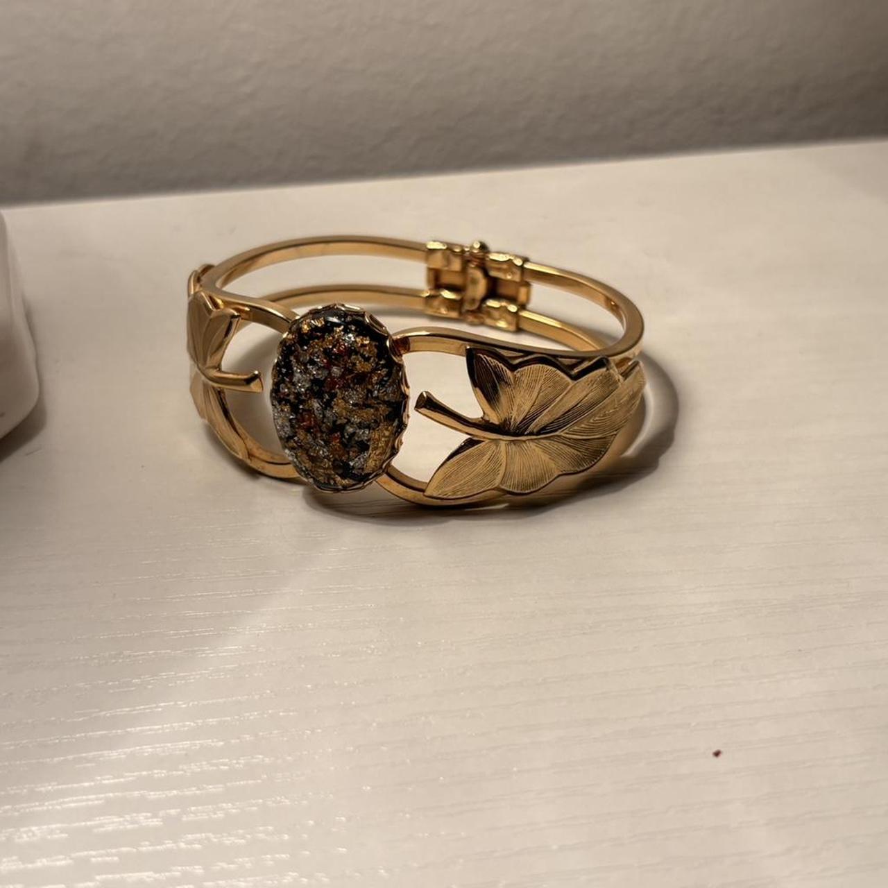 Antique Book Chain Bracelet With‎ Faux Pearl Accents - View 11