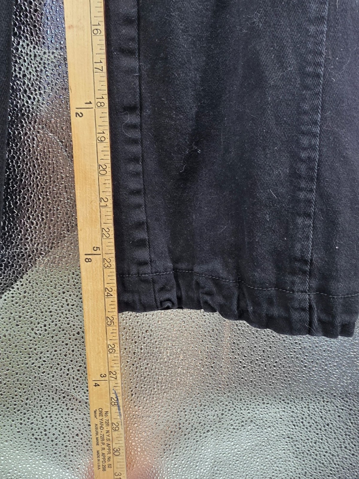 Black Chain-Linked Convertible Pants‎ With Cargo Pockets Size XXS - View 5