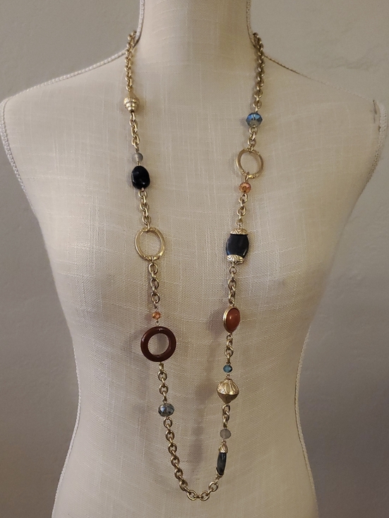 Celebrate New‎ York Gold Tone Chain Necklace 18 Inches Adjustable Length Elegant - View 7