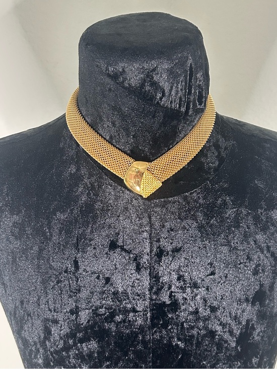 Monet Champagne Faux Pearl Multi-Strand Y-Necklace Silver Tone Teardrop - View 5