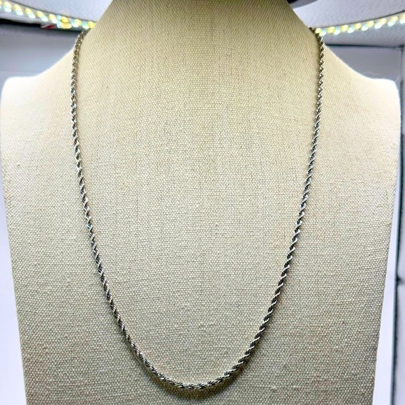 Monet Champagne Faux Pearl Multi-Strand Y-Necklace Silver Tone Teardrop - View 6