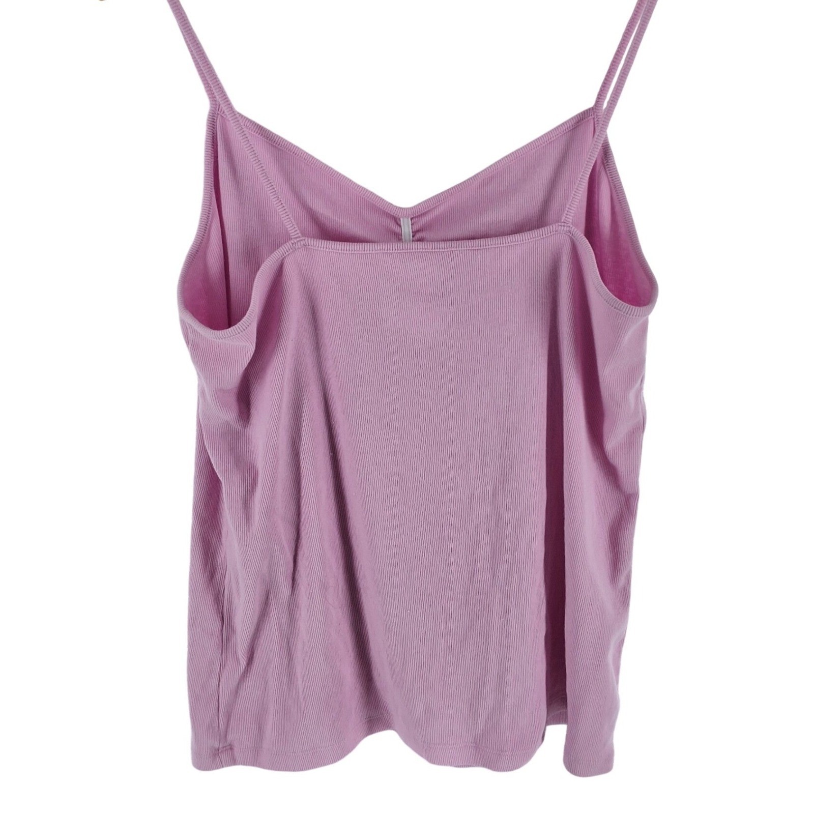 No Boundaries Pink Orchid Ribbed Camisole V-Neck Tank Top XXXL 3XG 21 NJ19T121C - View 3