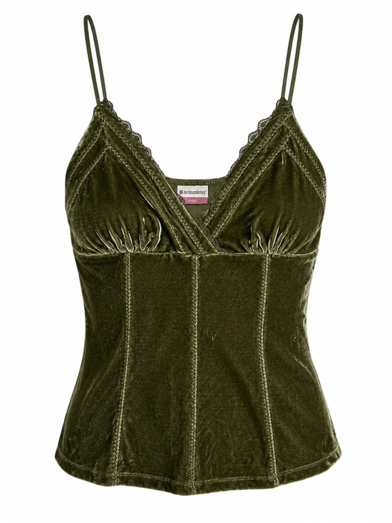No Boundaries Pink Orchid Ribbed Camisole V-Neck Tank Top XXXL 3XG 21 NJ19T121C - View 7