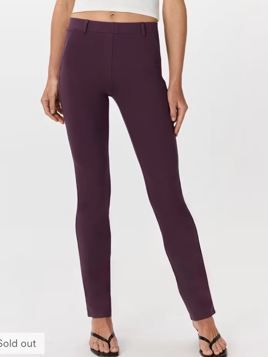 Quince Ultra-Stretch Ponte Straight Leg Pants XL Black Inseam 32 New - View 18