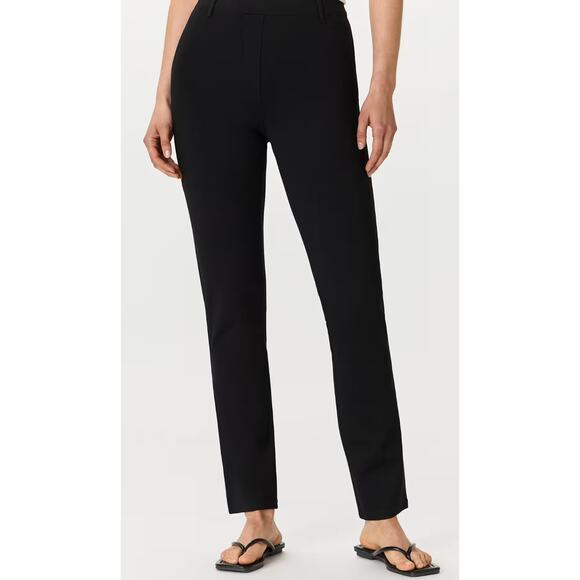 Quince Ultra-Stretch Ponte Straight Leg Pants XL Black Inseam 32 New - View 23