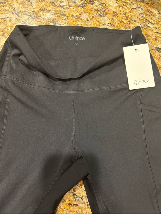 Quince Ultra-Soft High-Rise Pocket Legging Black Small 28 inseam New - View 9