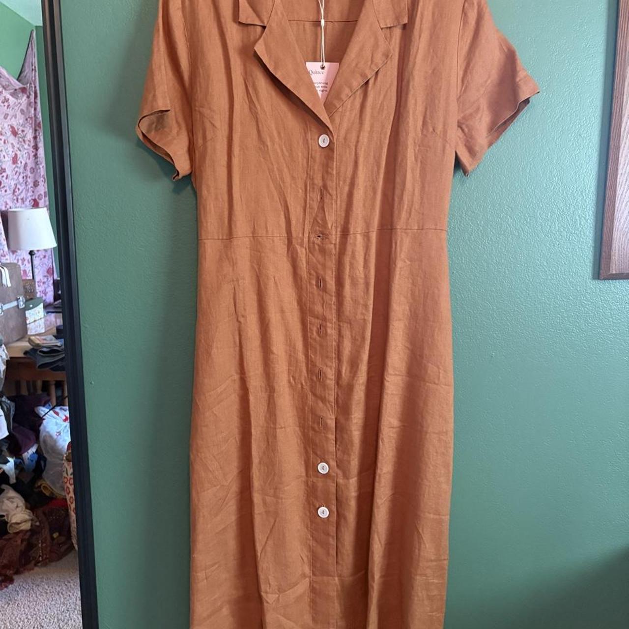 Quince Organic Cotton Gauze Tiered Maxi Dress Wild Cherry Red XL LB96328-RK001 - View 8