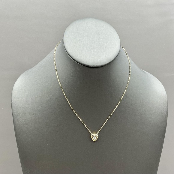 Liz Claiborne Silver Tone Faux Pearl Station Necklace Adjustable 16-19" - View 21