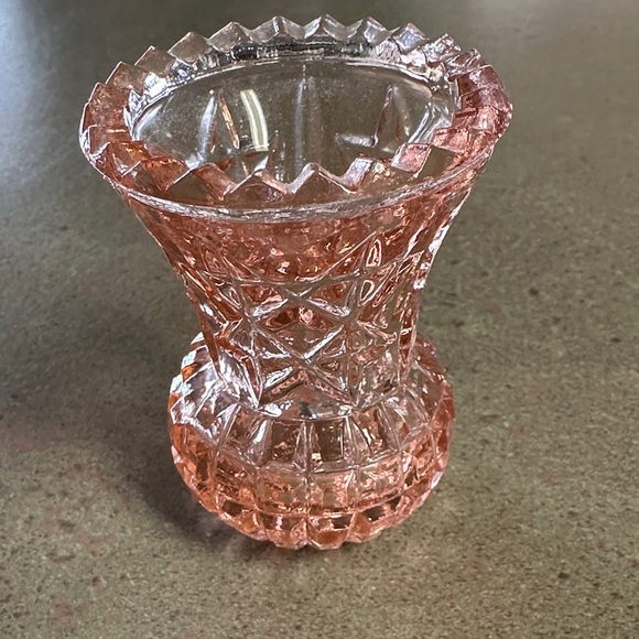 Vintage Art Glass Bud Vase Purple White Swirl Teardrop Sommerso Style 6.25" - View 22