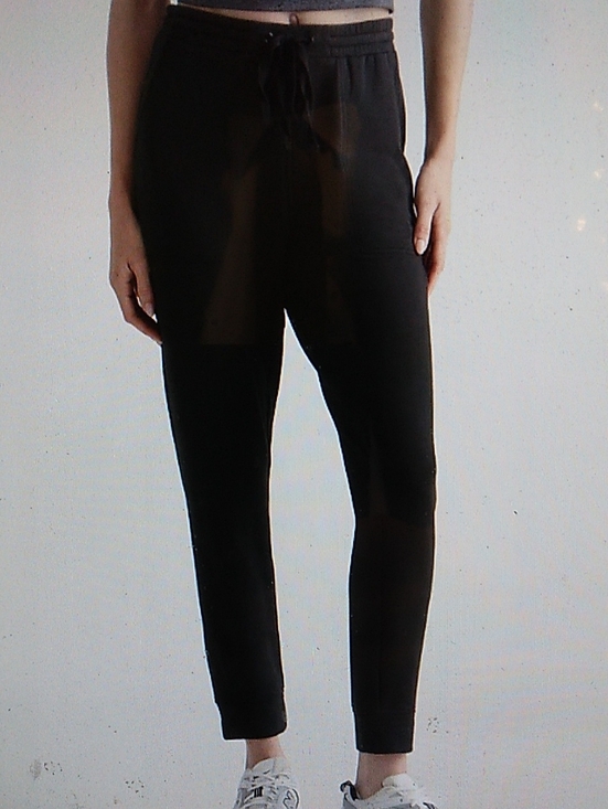 Quince SuperSoft Fleece Pants Black Tencel Modal Joggers STIEC01 Womens Small - View 10