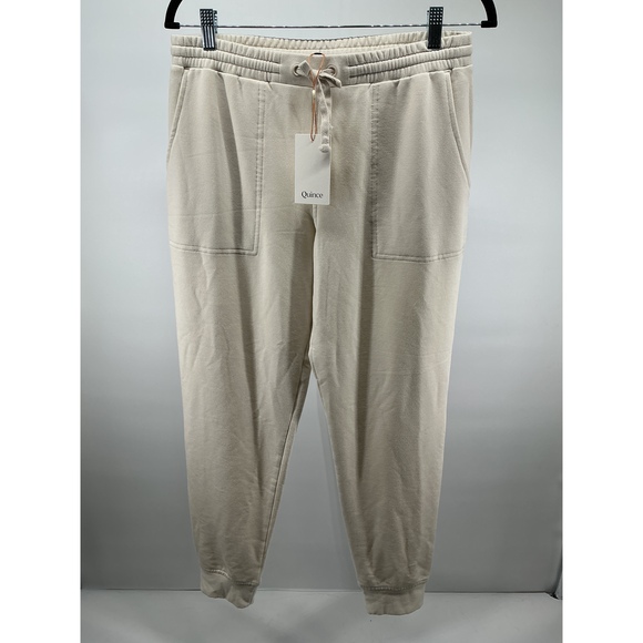 Quince SuperSoft Fleece Pants Black Tencel Modal Joggers STIEC01 Womens Small - View 18