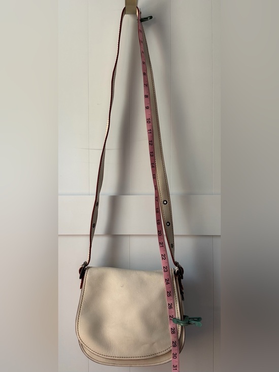 Coach New York Nylon Getaway Crossbody Bag Pink Red Floral Adjustable Strap - View 20