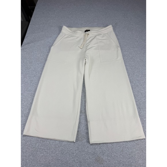 Quince SuperSoft Fleece Wide Leg Pants Navy Blue Tencel Modal Blend Medium - View 20