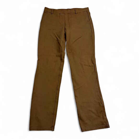 Quince Cotton Linen Twill Straight Leg Pants Charcoal Grey Size S - View 19