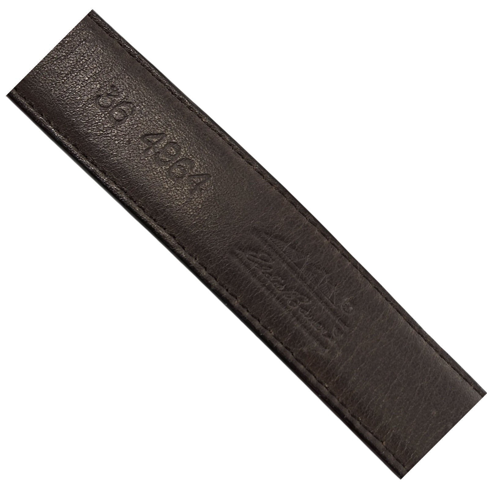 Eddie Bauer Mens Dark Brown Leather Belt Size 36 Classic Casual 4964