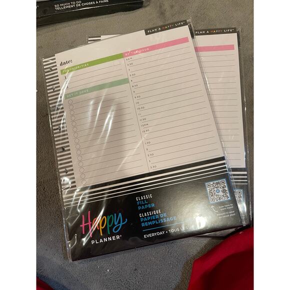 The Happy Planner Classic Half Sheet Filler Paper 60 Sheets Stripes FIL-106-4036 - View 14