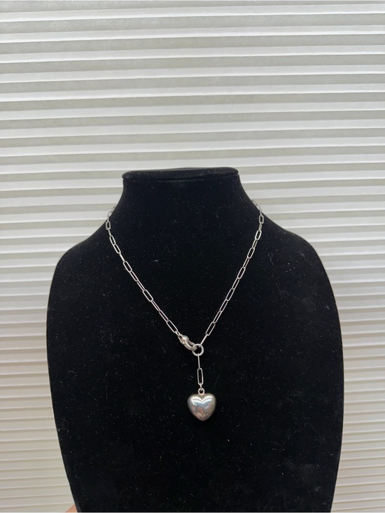 Vintage Sterling Silver 925 Cobalt Blue Glass Amethyst Teardrop Necklace 24" - View 23