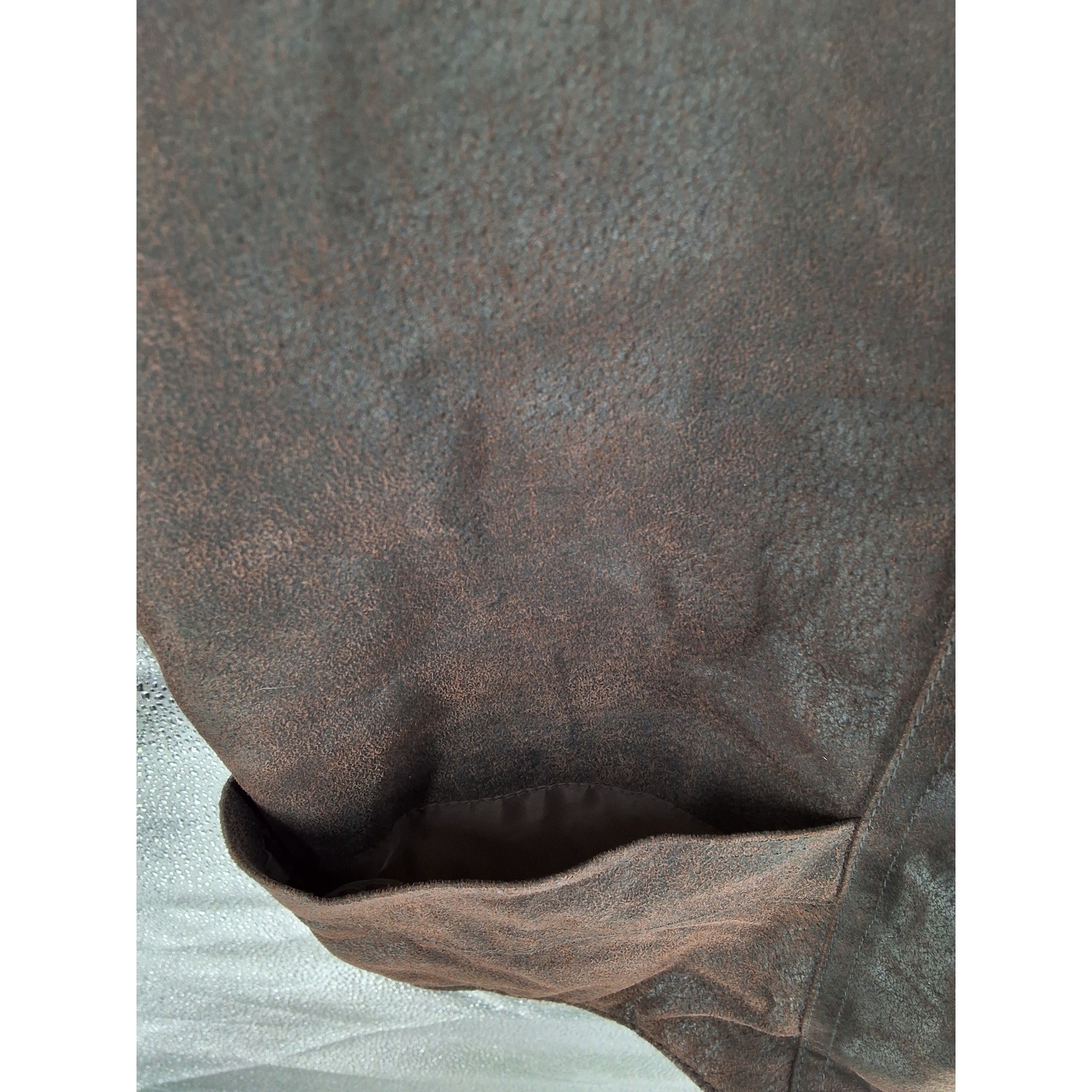 Cripple Creek Mens Brown Genuine Leather Western Cowboy Vest ML3061A Large - View 6