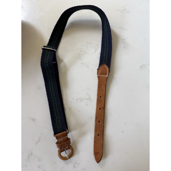 PRL Ralph Lauren Taupe Genuine Leather Wrapped Buckle Belt Size M 37.5" - View 13